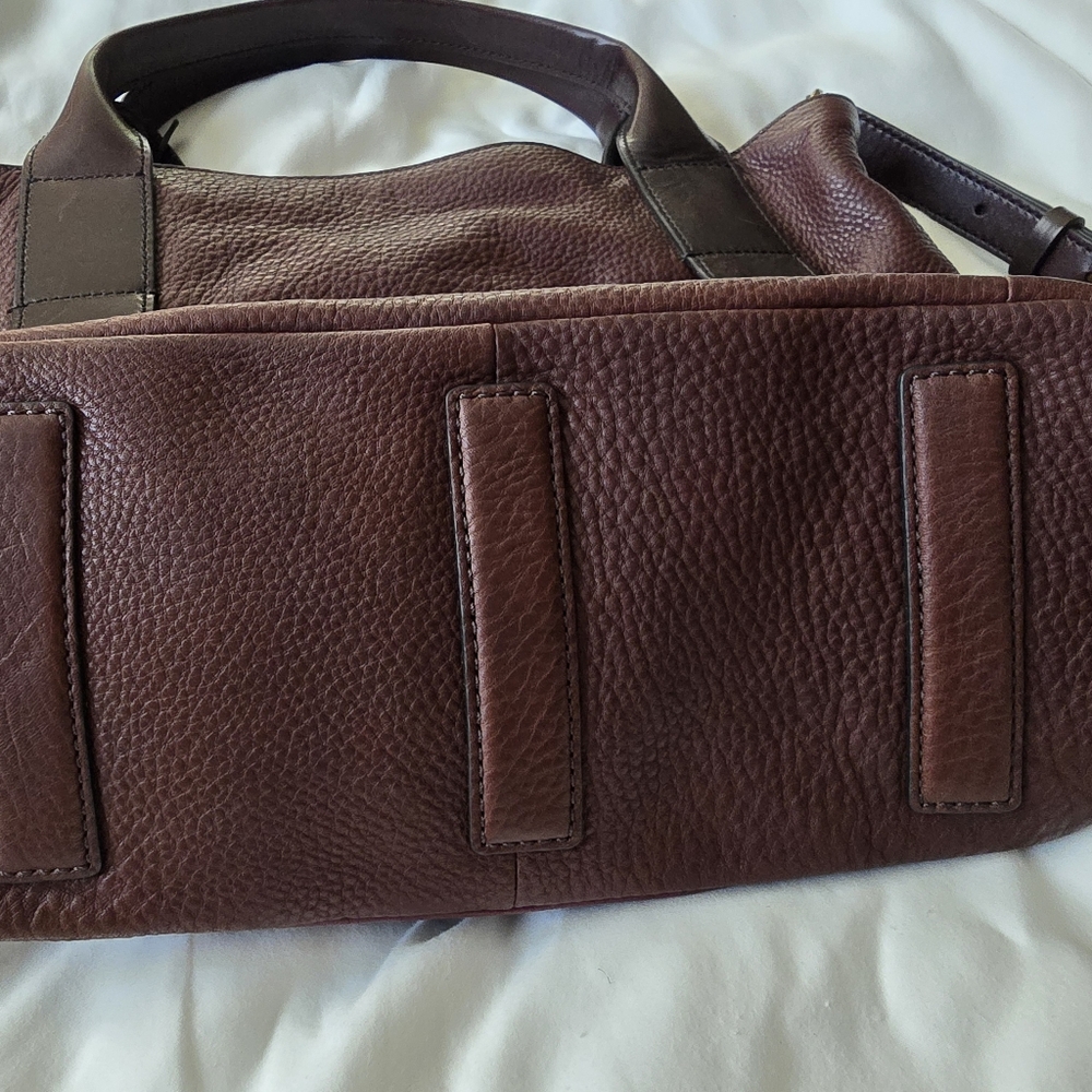 Fossil Emerson Patchwork Dark Leather Bag - image 7